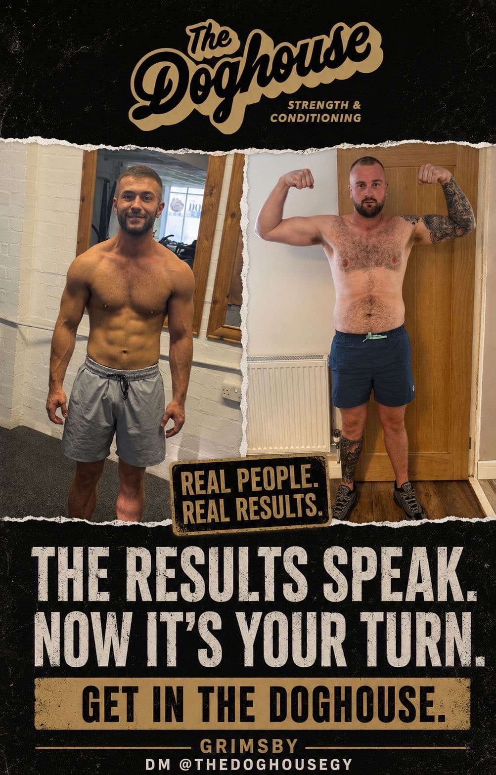 Real people, real results — member transformations at The Doghouse, Grimsby